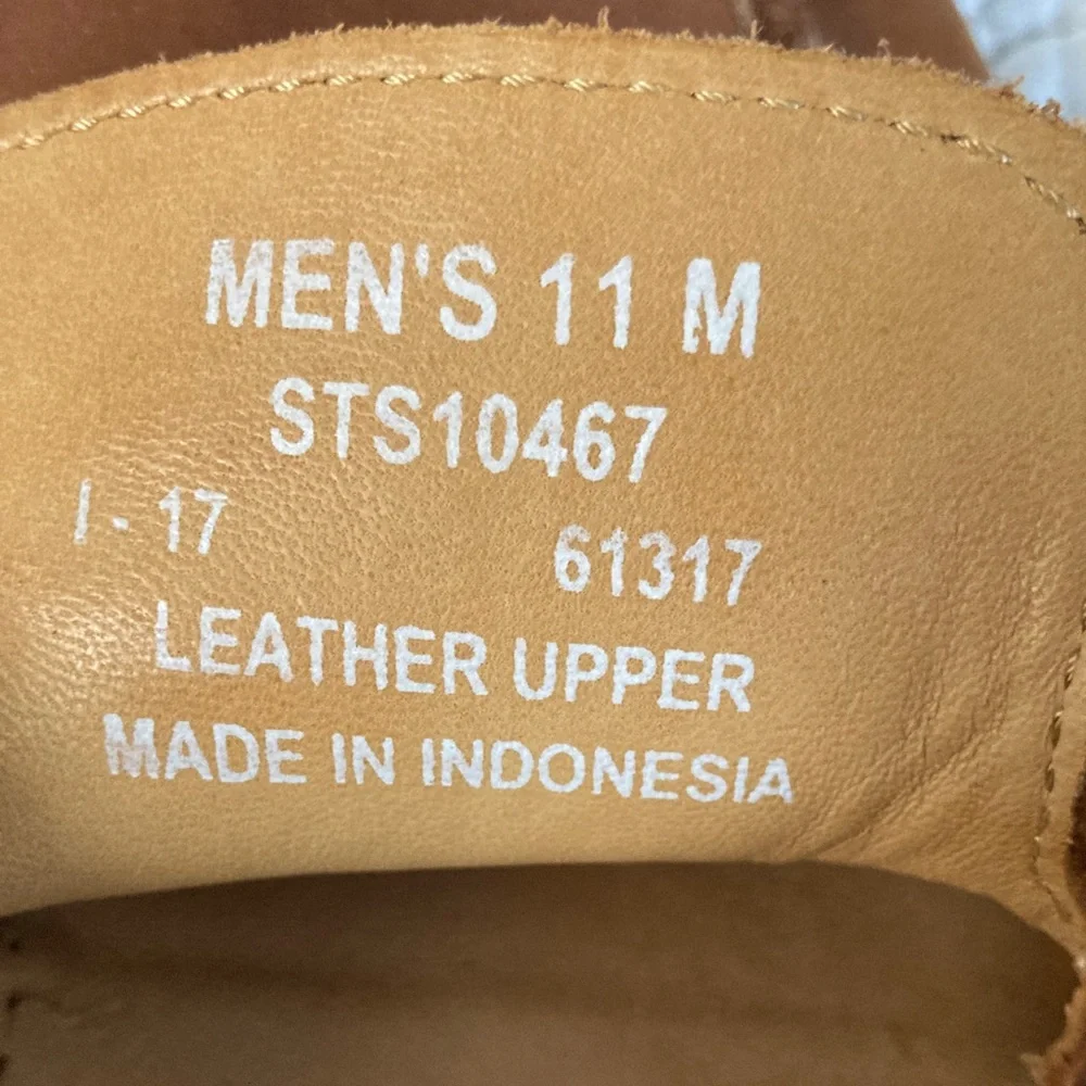 Sperry Gold Cup Brown Leather Boat Shoes, 11
